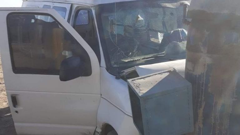 Choque entre dos unidades de transporte de personal dejo dos lesionados el pasado mes de enero