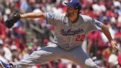 Foto ilustrativa de la nota titulada Kershaw consigue su primera victoria y Dodgers evitan limpia ante Cardenales
