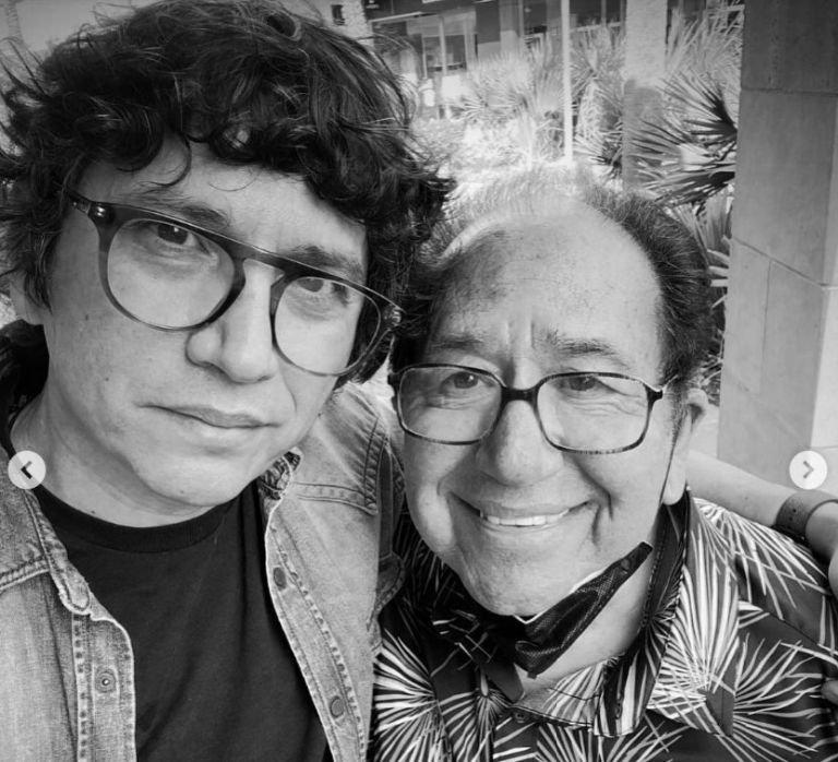 Héctor Martínez y su padre