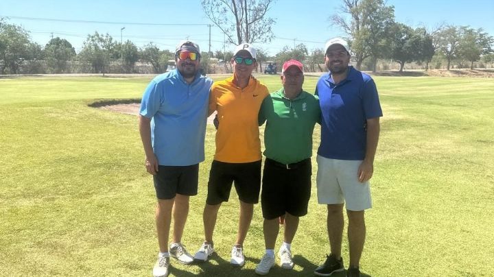 García de León, Gastélum y Pablos se quedaron con el campeonato del Torneo de Golf Tres Amigos