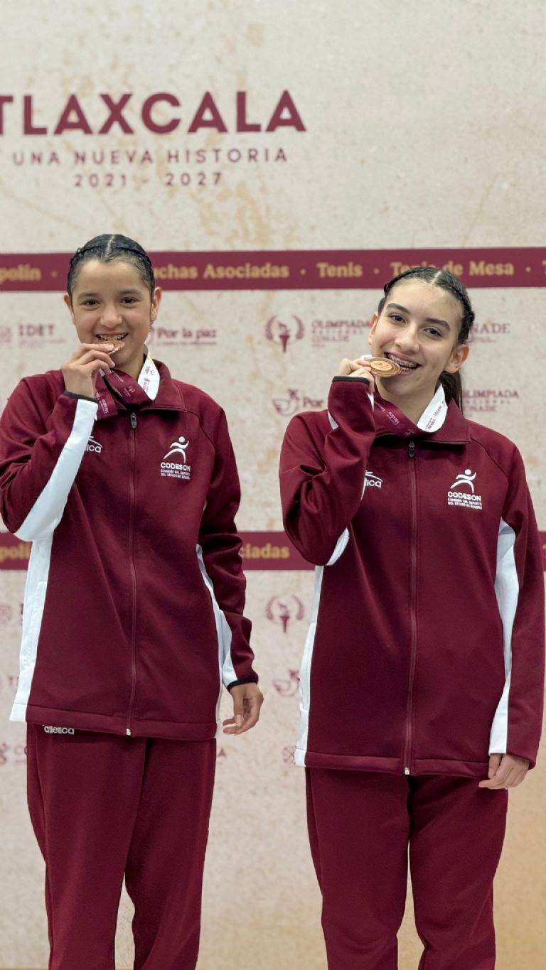 Jornada de cinco medallas tuvo el equipo sonorense de gimnasia trampolín en la Olimpiada Nacional 2025, que se celebró en Tlaxcala