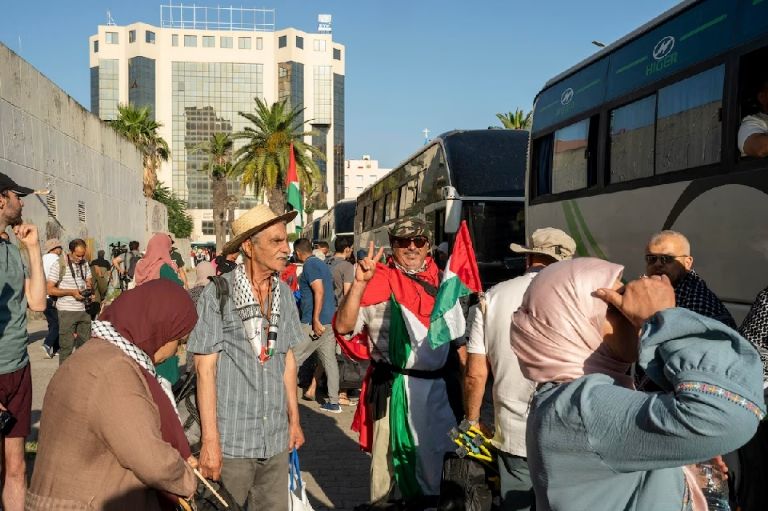 Caravana de Tunez está integrada por participantes de varias nacionalidades