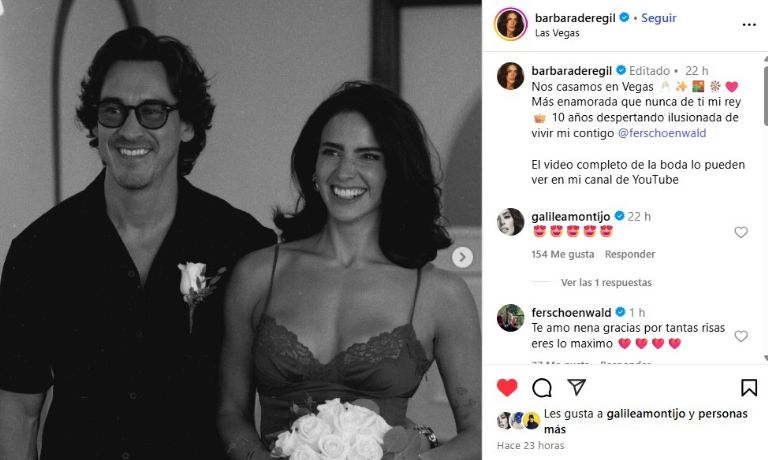 Bárbara de Regil confirma boda en Las Vegas