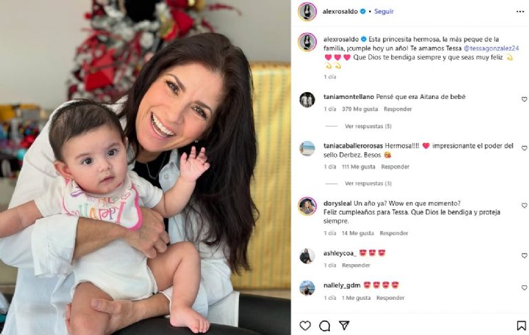 Alessandra Rosaldo adoptó a Tessa como su propia nieta