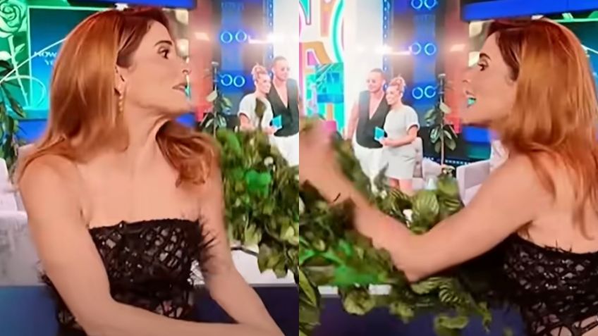 "Chin... tu mad...": Actriz de Televisa estalla y cachetea a Jorge Anzaldo al aire en 'Hoy'