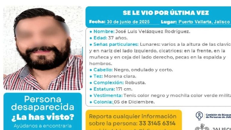 Fiscalía de Jalisco Hallan muerto a funcionario de SEAPAL desaparecido en Puerto Vallarta