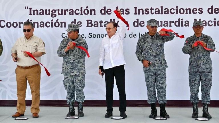 Inauguran nueva base de la Guardia Nacional en Cajeme para 500 elementos