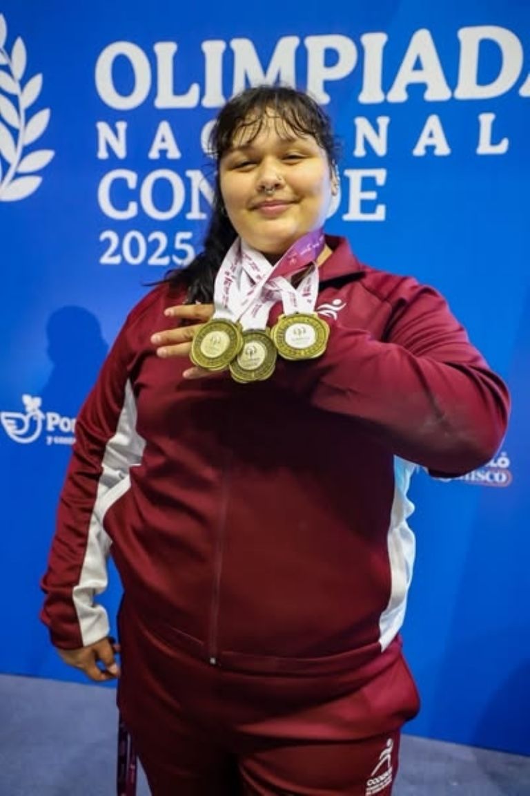 Noemí Rodríguez es la reina del levantamiento de pesas en la Olimpiada Nacional: La sonorense otra vez gana oro