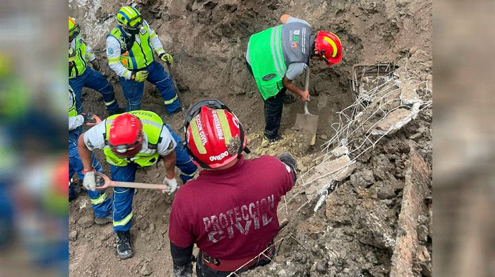 Tragedia en CDMX: Muere al instante trabajador sepultado por alud en Gustavo A. Madero