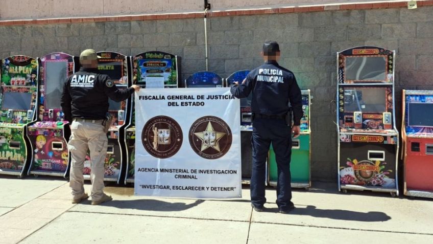 Incautan nueve máquinas tragamonedas que funcionaban de manera ilegal en Hermosillo