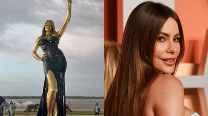 Sofía Vergara se suma a Shakira y estrena estatua en Barranquilla, Colombia