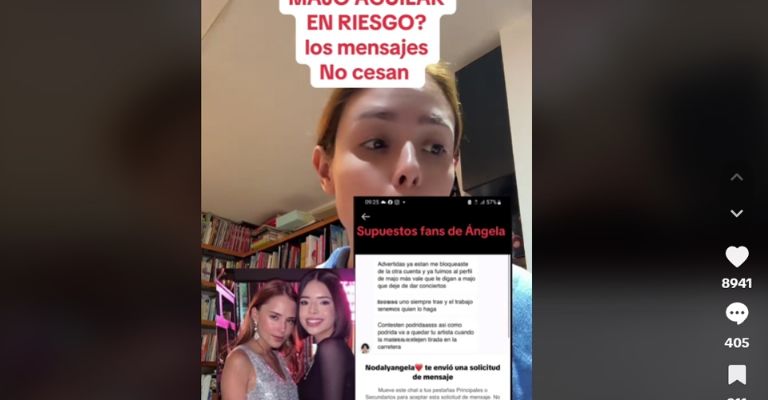 Majo Aguilar recibiría amenazas de club de fans de Ángela Aguilar