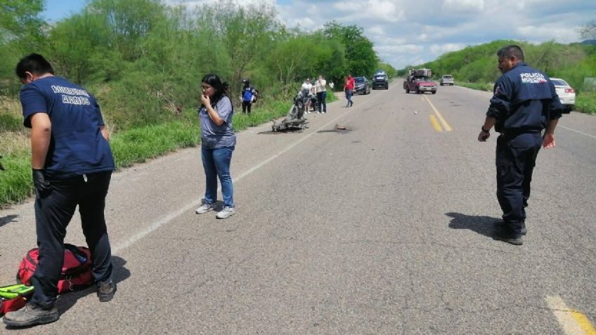 Fatal accidente en Sonora: Joven motociclista pierde la vida tras impactante choque