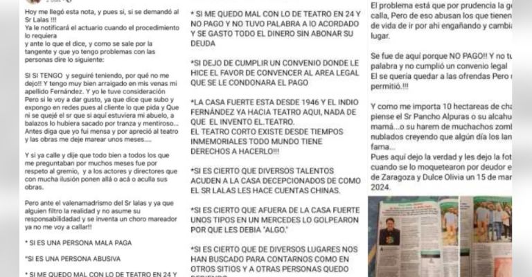 Paco Lalas es demandado por impactante deuda y así responde a acusaciones