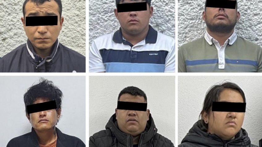 Detienen a 6 miembros de la Unión Tepito con 800 dosis de estupefacientes