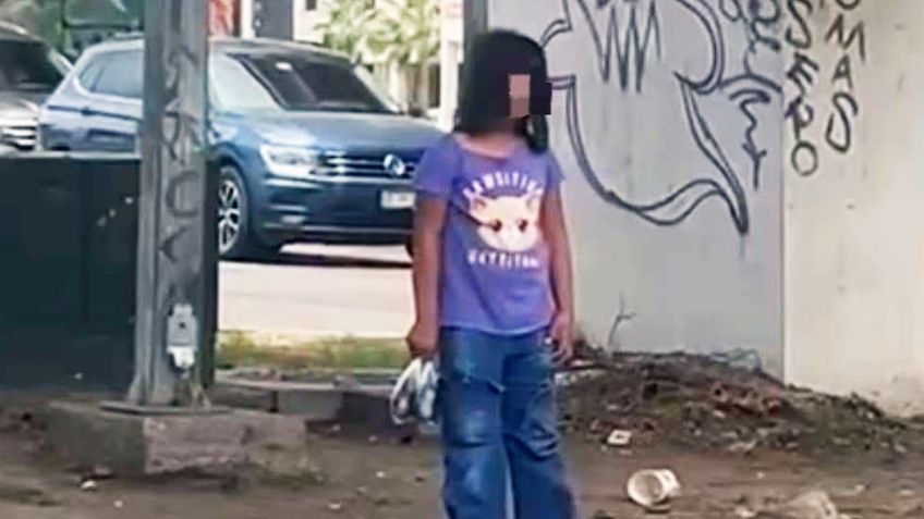 Investigan video de niña que vende frutas en Cajeme; abuelo aclara que no la explota