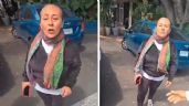 Foto ilustrativa de la nota titulada VIDEO: 'Lady Paso Peatonal' arma escándalo en CDMX y agrede a policías por una multa