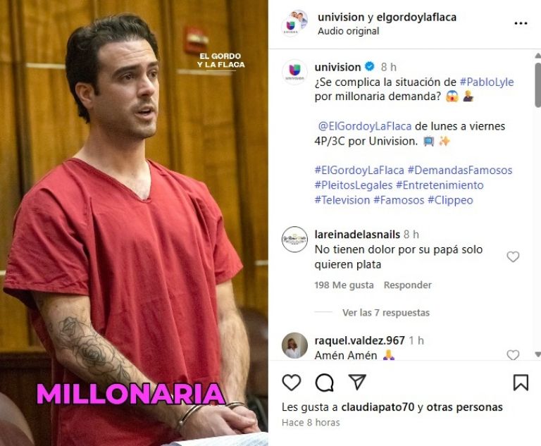 Pablo Lyle tiene millonaria demanda
