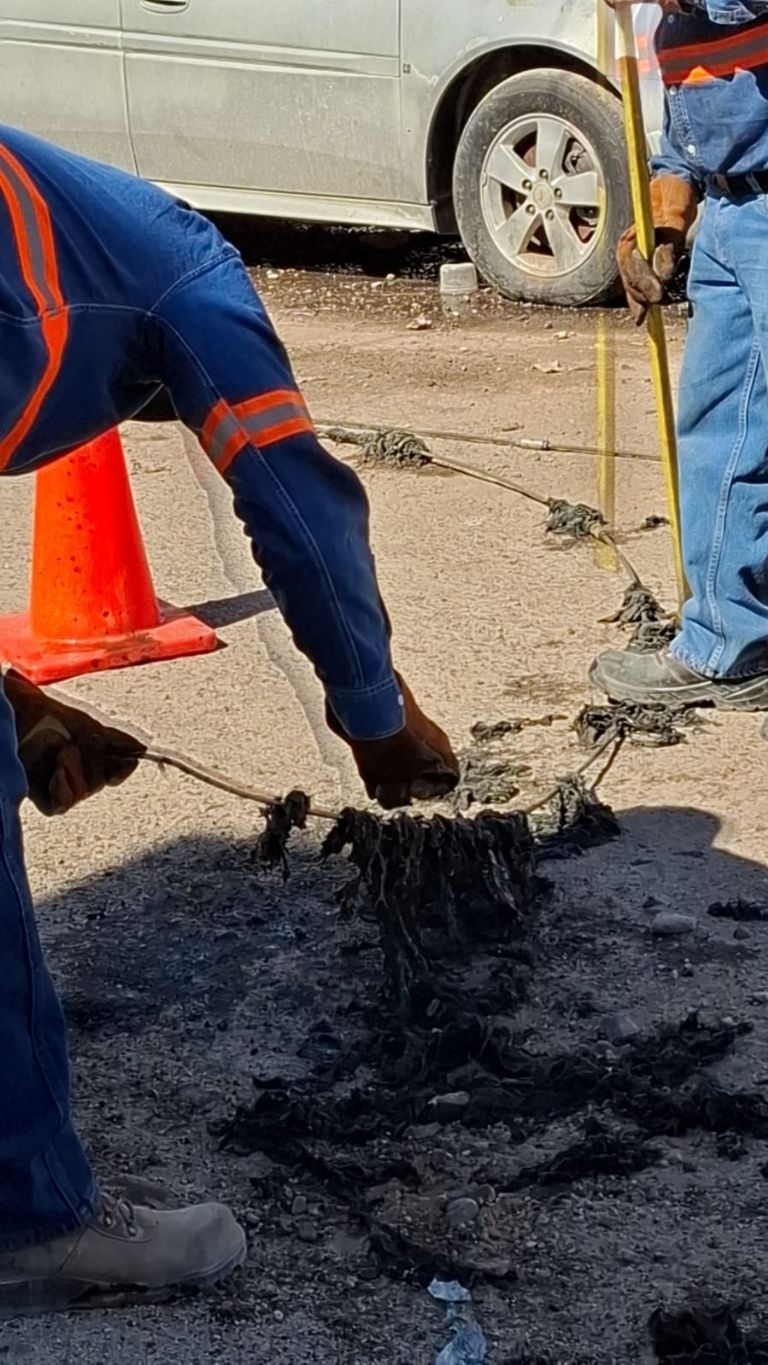 Lo encontrado en la alcantarilla 