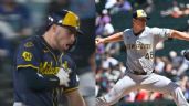 Foto ilustrativa de la nota titulada Quinn Priester y los Milwaukee Brewers blanquean a Los Angeles Dodgers en marcador 2-0