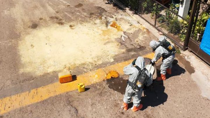 Se derrama sustancia tóxica en ejido de Cajeme; Bomberos logran controlar la situación