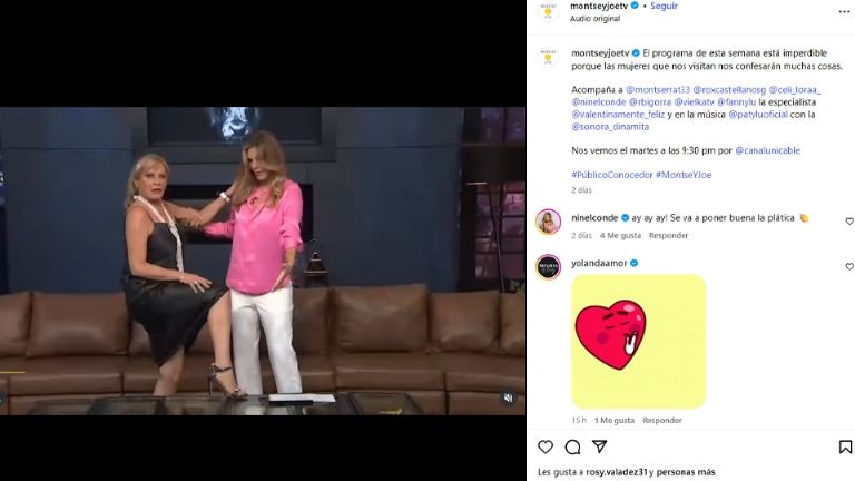 Yolanda Andrade se volvió a ausentar del programa MontseJoe