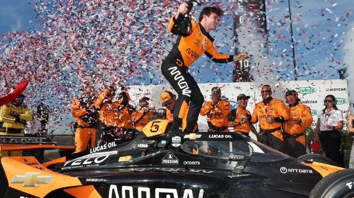 Patricio O'Ward pone la bandera de México en lo alto, ganó el Gran Premio de Toronto