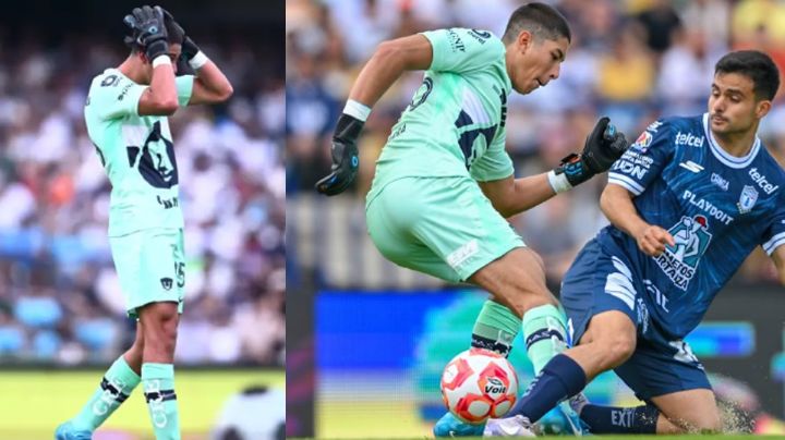 Llenan de críticas a Rodrigo Parra, portero de Pumas por errores en la derrota ante el Pachuca