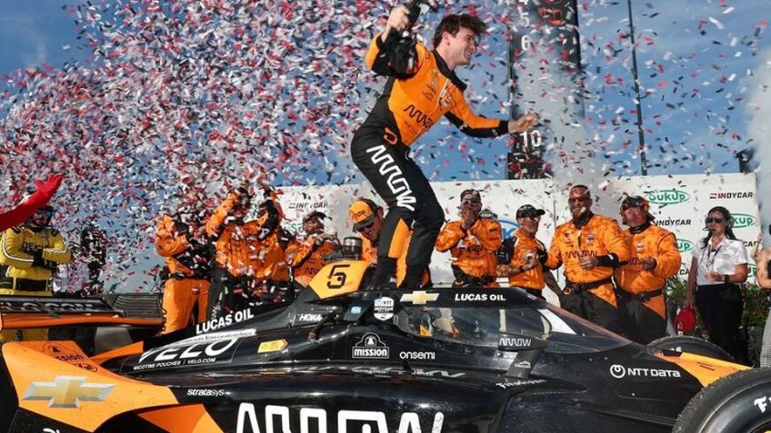 Patricio O'Ward pone la bandera de México en lo alto, ganó el Gran Premio de Toronto