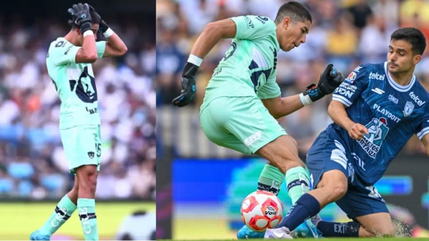 Llenan de críticas a Rodrigo Parra, portero de Pumas por errores en la derrota ante el Pachuca
