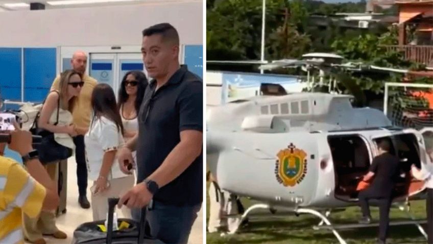 Por usar helicóptero oficial, Salma Hayek y Angelina Jolie causan controversia en Veracruz
