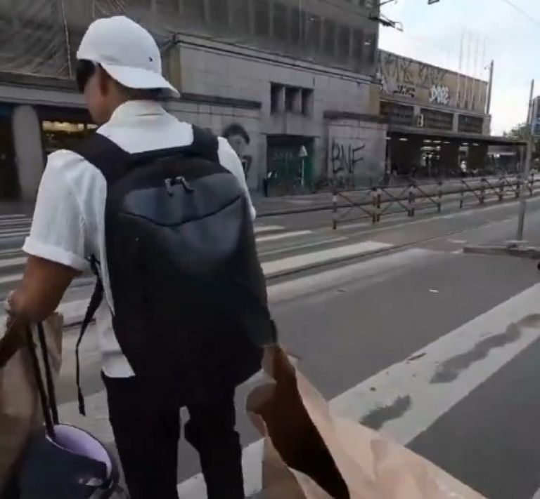 Al final el influencer salió ileso 