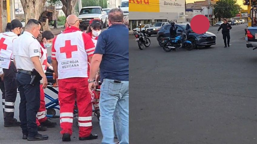 Autoridades se movilizan por fuerte accidente en el Centro de Ciudad Obregón: Hay una víctima