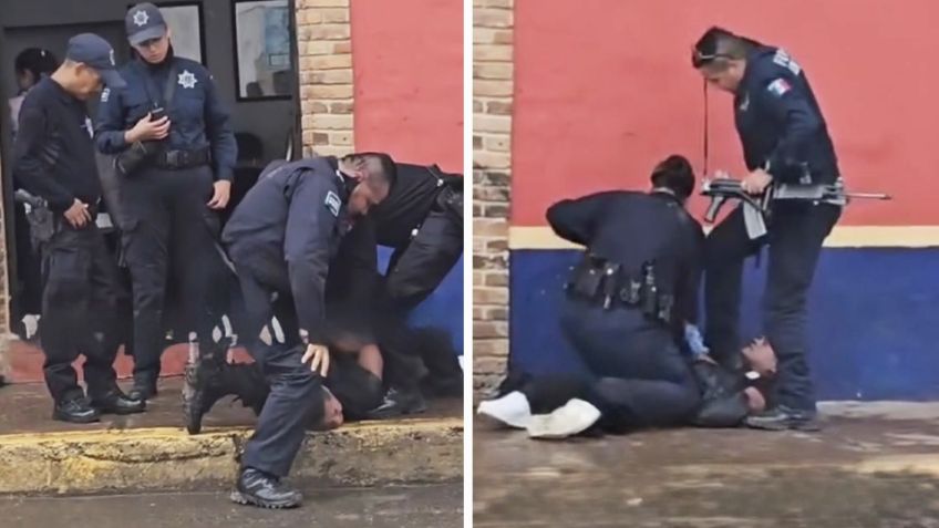 VIDEO: Dan de baja a policía por uso excesivo de la fuerza durante detención en Hidalgo