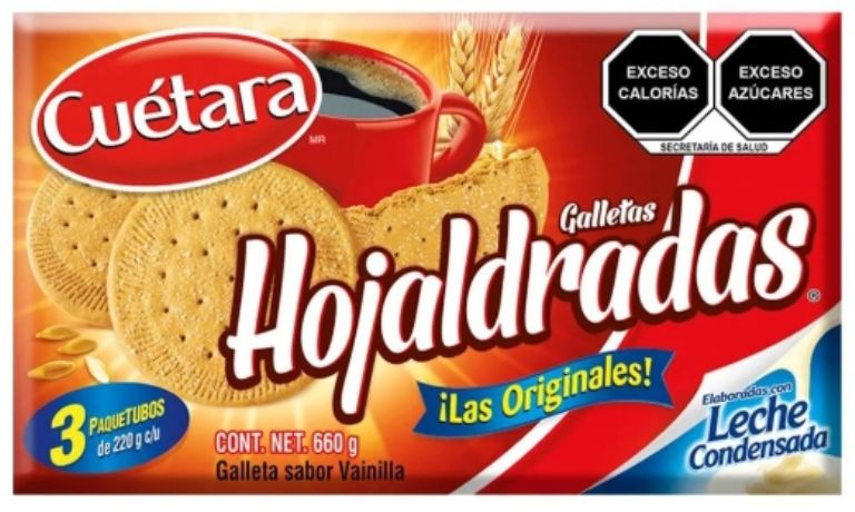 Galletas tipo 'Marias' de la marca Cuétara Galletas Hojaldradas