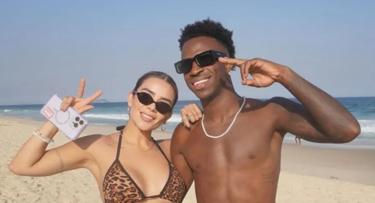 Vinicius Jr. es captado con Dania Méndez