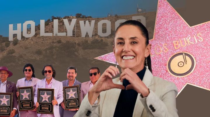 Los Bukis reciben homenaje en 'La Mañanera' de Sheinbaum por estrella en Hollywood