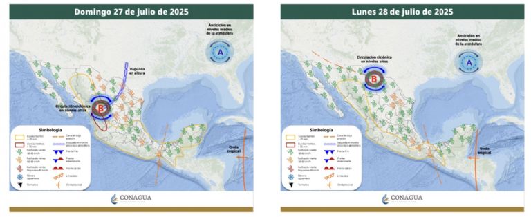 Volverán las lluvias a Sonora este fin de semana. Foto: Conagua