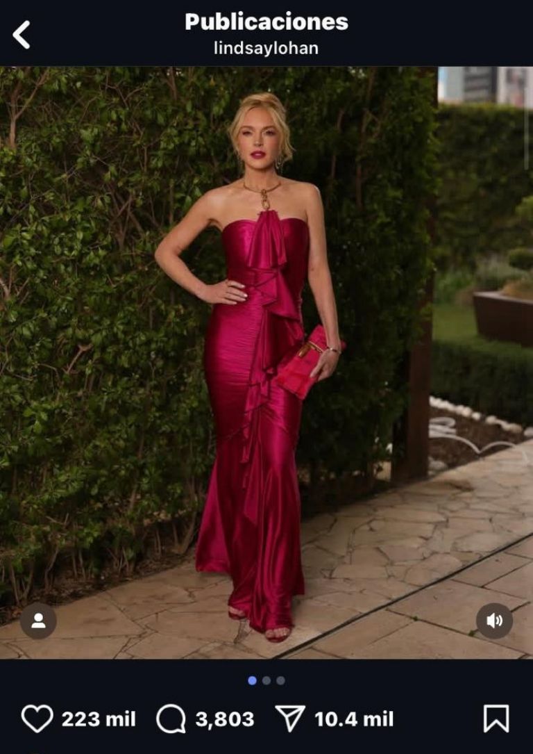 Publicación de Lindsay Lohan