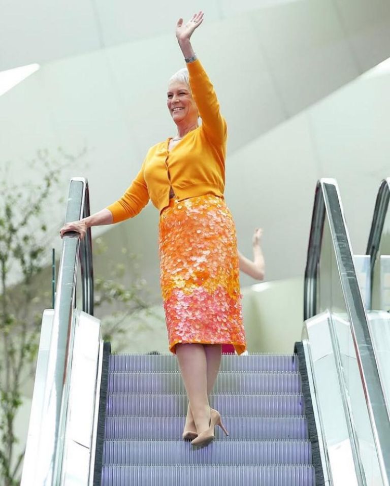 Llegada de Jamie Lee Curtis