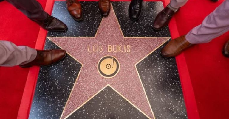 Su estrella en el el Paseo de la Fama