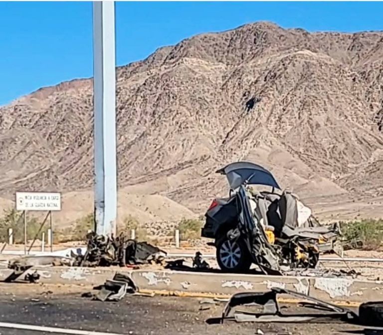 La pareja murió en el lugar 