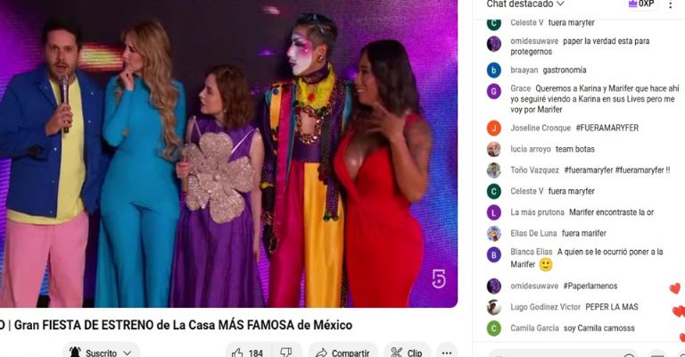 Maryfer Centeno conduce la fiesta de estreno de La Casa de los Famosos México y la piden fuera