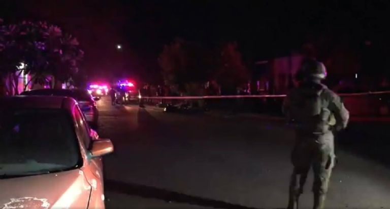 La balacera ocurrió la noche de este miércoles en la colonia Casa Real. Foto: Facebook