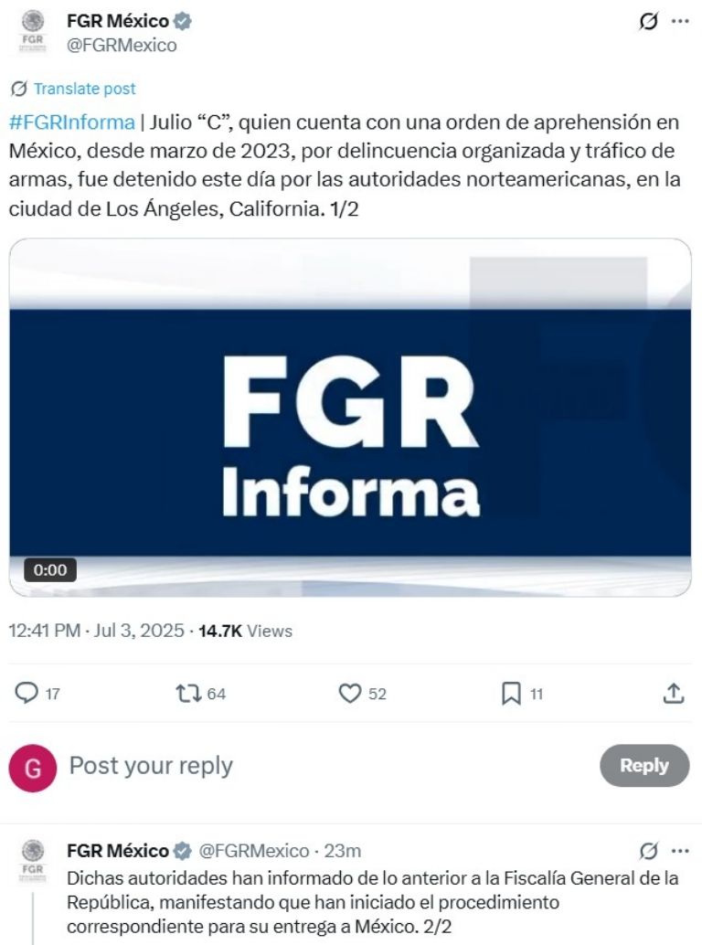 FGR confirma orden de aprehensión en contra de Julio César Chávez Jr