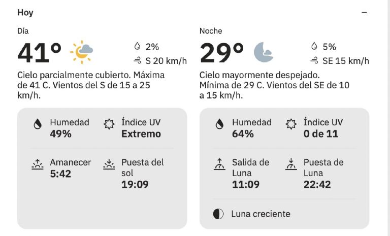 Así será el clima en Ciudad Obregón HOY miércoles 30 de julio. Foto: The Weather Channel
