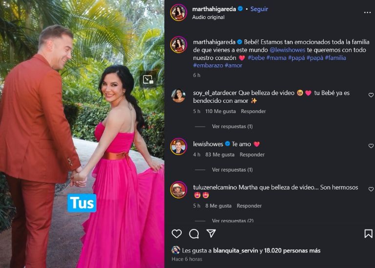 Martha Higareda comparte con su bebé en Instagram