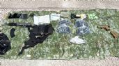 Foto ilustrativa de la nota titulada Catean casa del crimen organizado en Sonora; aseguran armamento, droga y equipo táctico