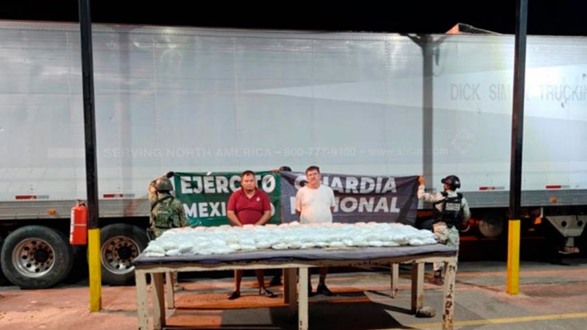 Decomisan 249 kilos de metanfetamina en San Luis Río Colorado y detienen a dos; procedía de Sinaloa
