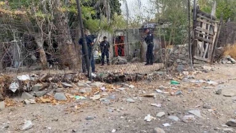 La vivienda donde fueron hallados los dos cuerpos